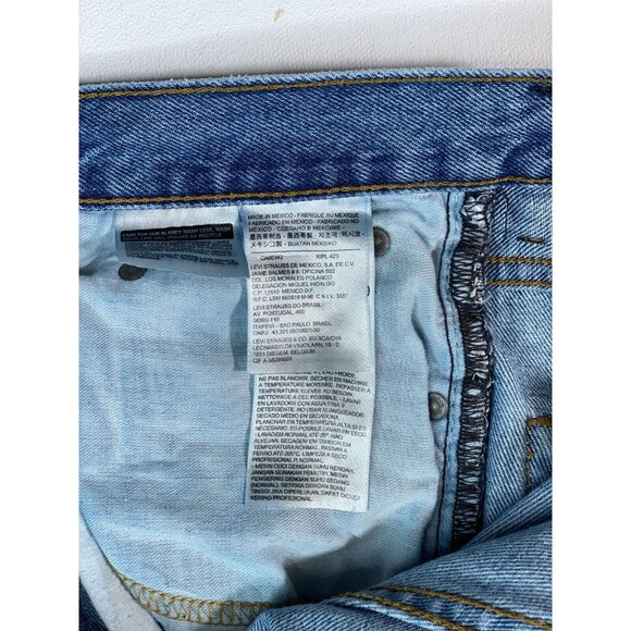 Levi's‎ 550 Relaxed Fit Men's Jeans size w 34 L34 Light Stonewash MADE in 2014. - Picture 8 of 15